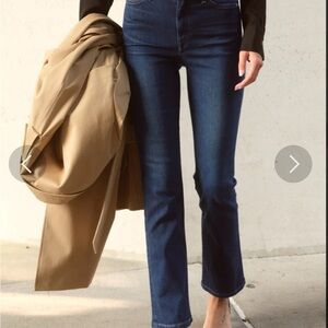 AYR Dark Blue Straight Leg Jeans size 28